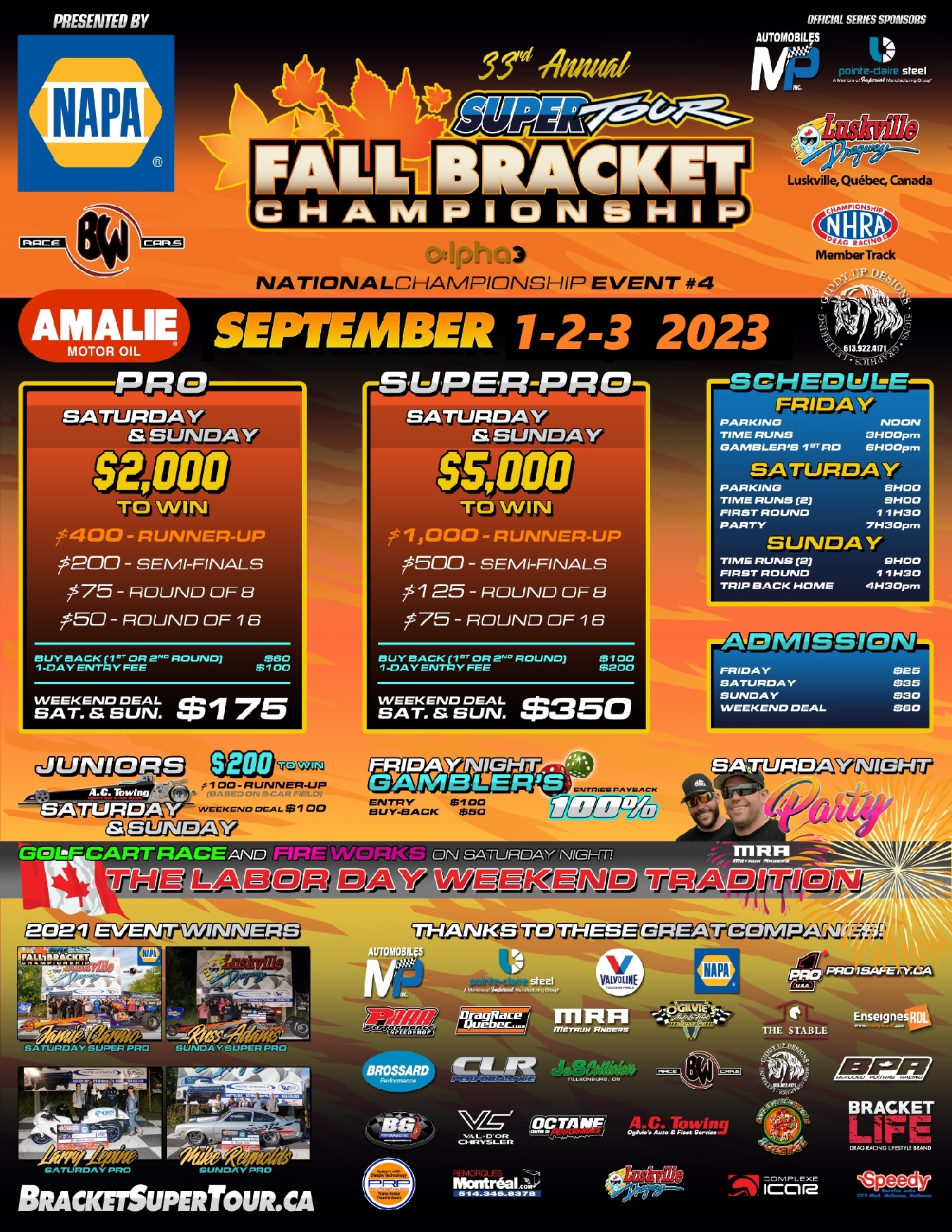 fall bracket finals